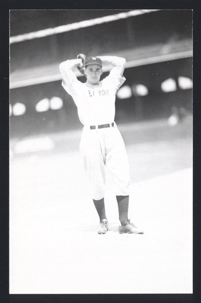MARIUS RUSSO Real Photo Postcard RPPC 1939-46 New York Yankees George Burke 