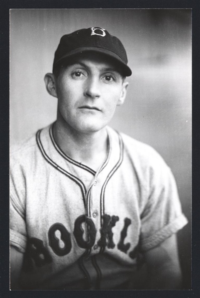 JOE STRIPP Real Photo Postcard RPPC 1932 Brooklyn Dodgers George Burke 