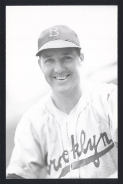 BILLY SULLIVAN JR Real Photo Postcard RPPC 1942 Brooklyn Dodgers George Burke 