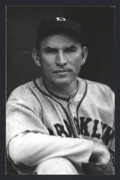 TOM ZACHARY Real Photo Postcard RPPC 1934-36 Brooklyn Dodgers George Burke