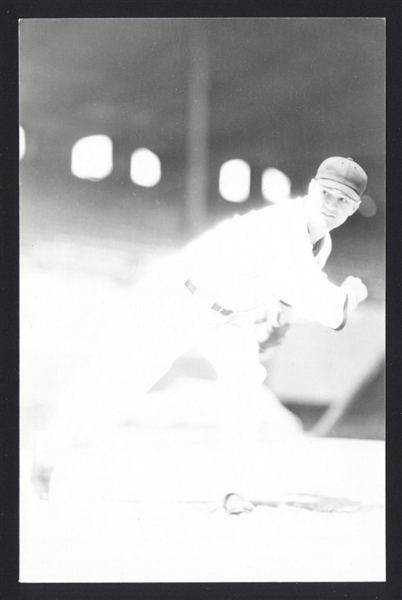 GEORGE MURRAY Real Photo Postcard RPPC 1933 Chicago White Sox George Burke 
