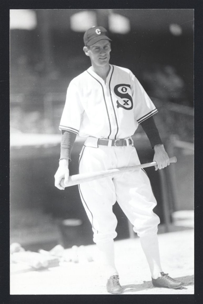 MARV OWEN Real Photo Postcard RPPC 1938 Chicago White Sox George Burke 