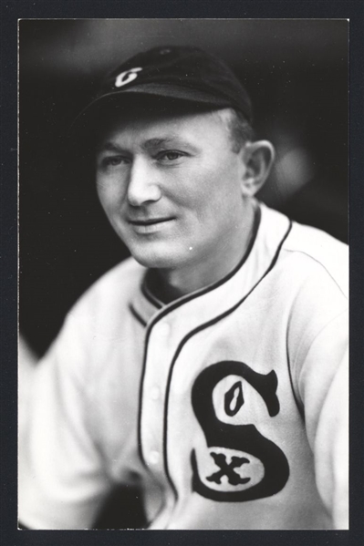 TONY RENSA Real Photo Postcard RPPC 1937-38 Chicago White Sox George Burke 