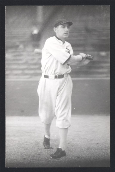 HAL RHYNE Real Photo Postcard RPPC 1933 Chicago White Sox George Burke 