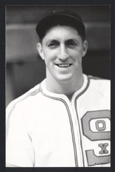 JOHNNY RIGNEY Real Photo Postcard RPPC 1939-41 Chicago White Sox George Burke 