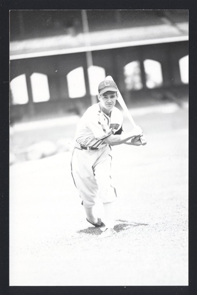WES SCHULMERICH Real Photo Postcard RPPC 1939-40 Chicago White Sox George Burke 