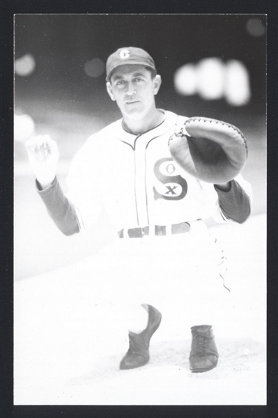 MERV SHEA Real Photo Postcard RPPC 1936-37 Chicago White Sox George Burke 