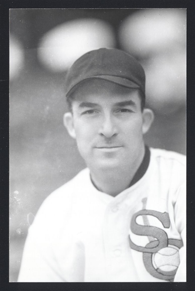 AL SIMMONS Real Photo Postcard RPPC 1933-35 Chicago White Sox George Burke 