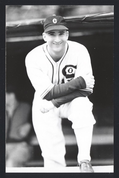 HANK STEINBACHER Real Photo Postcard RPPC 1938 Chicago White Sox George Burke 