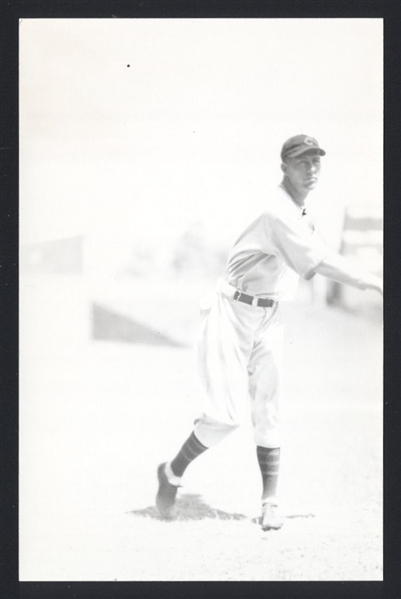 BOB OLSON Real Photo Postcard RPPC 1930s Chicago Cubs George Burke 