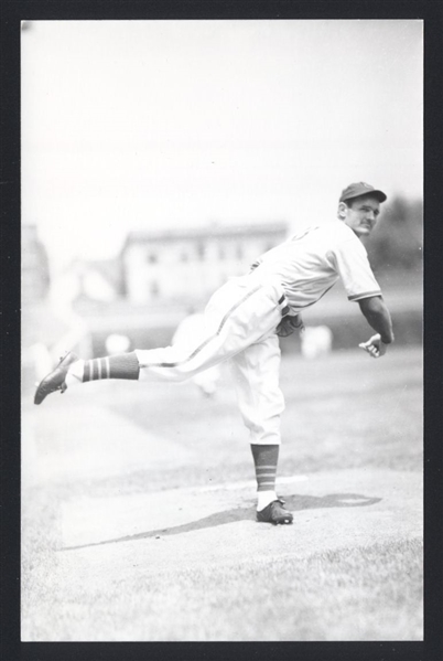 CLAUDE PASSEAU Real Photo Postcard RPPC 1939-40 Chicago Cubs George Burke 