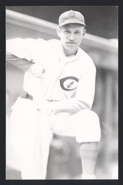 LANCE RICHBOURG Real Photo Postcard RPPC 1932 Chicago Cubs George Burke 