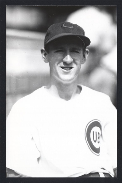 JOHNNY SCHMITZ Real Photo Postcard RPPC 1946-47 Chicago Cubs George Burke 