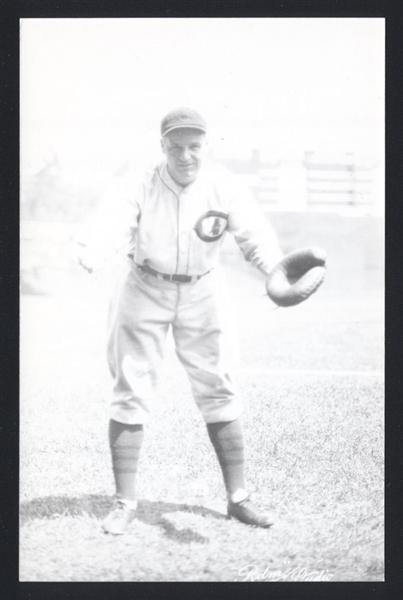 JOHNNY SCHULTE Real Photo Postcard RPPC 1929 Chicago Cubs George Burke 