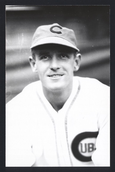 TUCK STAINBACK Real Photo Postcard RPPC 1937 Chicago Cubs George Burke 