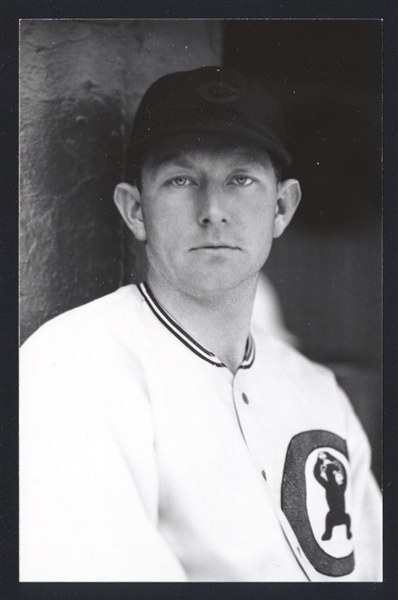 WALTER STEPHENSON Real Photo Postcard RPPC Spring 1935 Cubs George Burke 