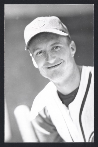 LOU STRINGER Real Photo Postcard RPPC 1941-42 Chicago Cubs George Burke 