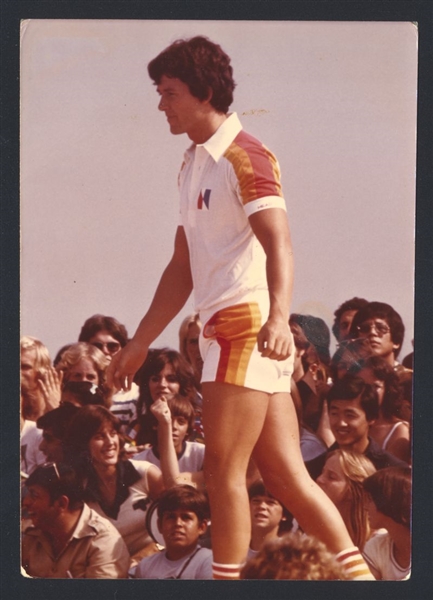 1970s PATRICK DUFFY In Shorts Live Candid Vintage Original Photo DALLAS nb