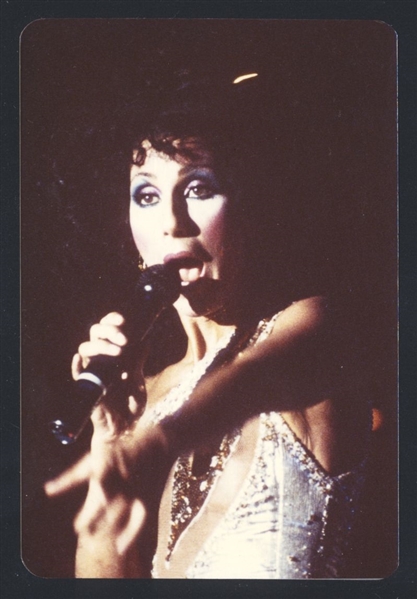 1970s CHER Live Candid Vintage Original Photo GODDESS OF POP AUTO-TUNE nb