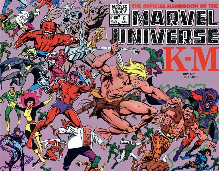 Official Handbook of the Marvel Universe (V1) #6 VG 1983 Marvel Comic Book