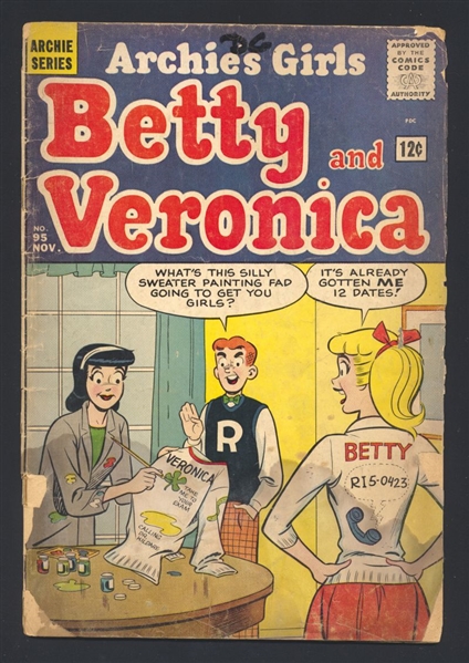 Archie's Girls Betty & Veronica #95 FR 1963 Archie Comic Book
