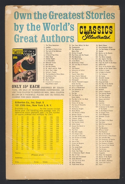 Classics Illustrated 92 (3rd print) 1964 Gilberton Courtship of Miles Standish