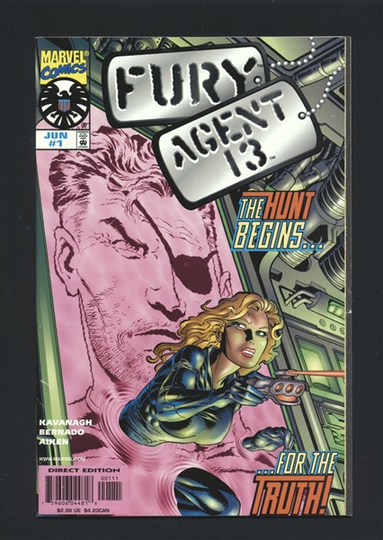 Fury/Agent 13 #1 FVF 1998 Marvel Comic Book