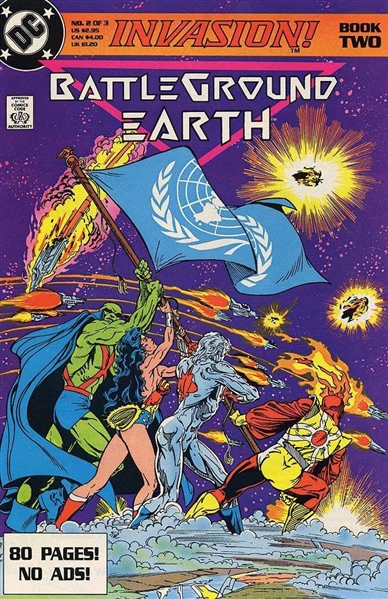 Invasion! #2 VF/NM 1989 DC 1st L.E.G.I.O.N. Comic Book