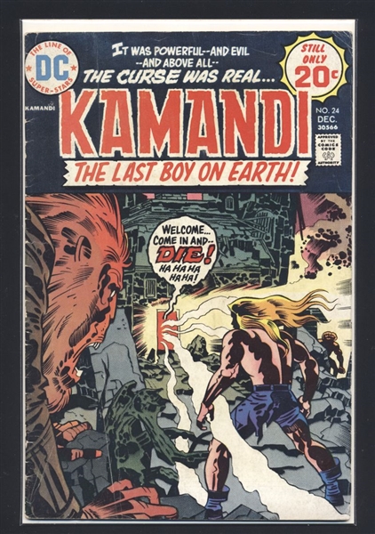Kamandi, the Last Boy on Earth #24 G 1974 Marvel Jack Kirby Comic Book