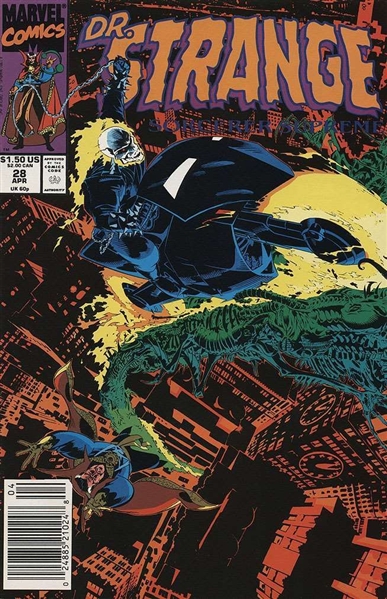 Doctor Strange: Sorcerer Supreme #28 VF/NM 1991 Marvel Ghost Rider X-Over
