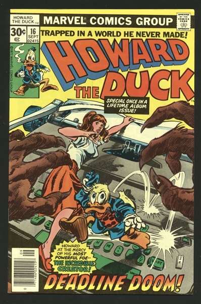 Howard The Duck #16 VF/NM 1977 Marvel Dr. Bong Comic Book