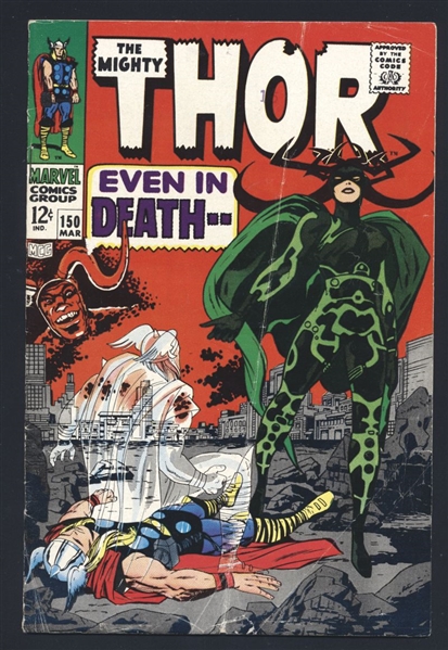 Thor #150 G 1968 Marvel Stan Lee Jack Kirby Comic Book