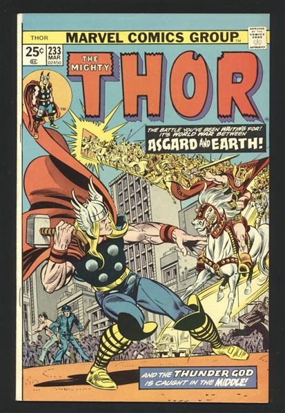 Thor #233 F/VF 1975 Marvel Comic Book