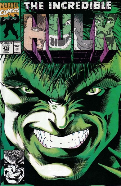Incredible Hulk #379 VF/NM 1991 Marvel Comic Book