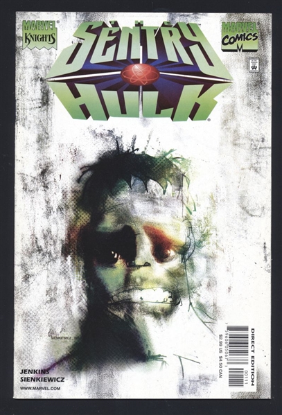 Sentry/Hulk #1 NM 2001 Marvel Sienkiewicz Art Comic Book