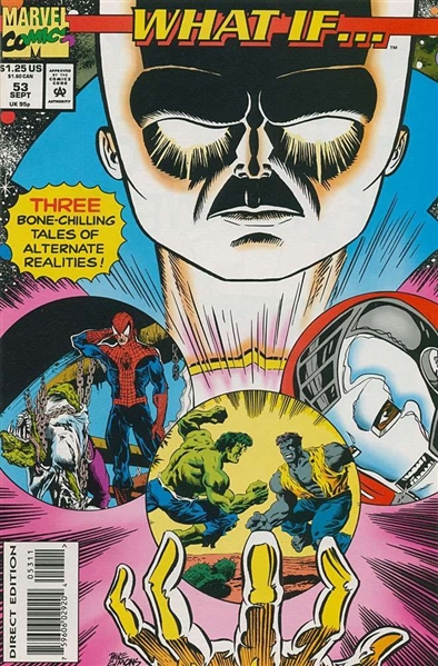 What If…? (V2) #53 NM 1993 Marvel Iron Man Hulk Spider-Man Comic Book