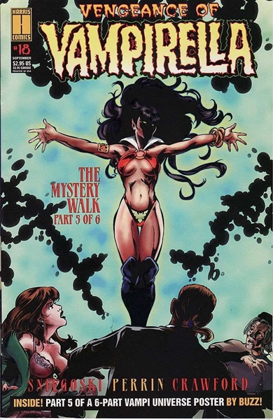Vengeance of Vampirella #18 NM 1995 Harris Mystery Walk p5 Comic Book