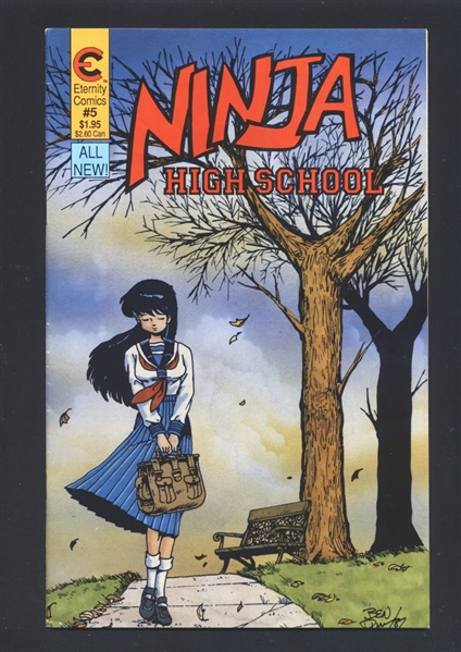 Ninja High School #5 F/VF 1988 Eternity 1st Eternity Issue Comic Book