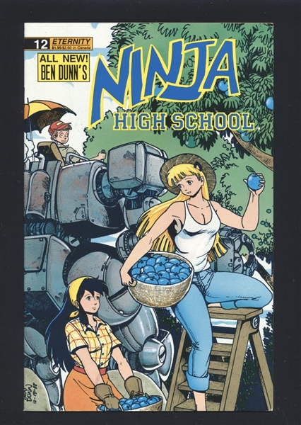 Ninja High School #12 VF/NM  Eternity Comic Book