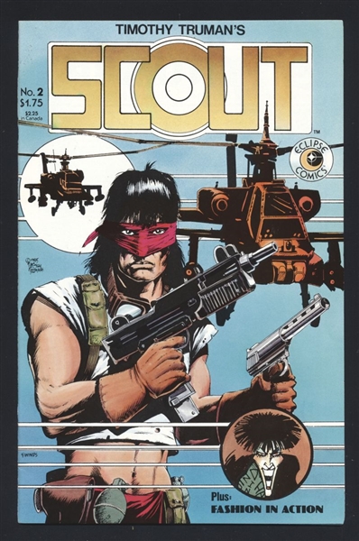 Scout #2 VF/NM 1985 Eclipse Tim Truman Comic Book
