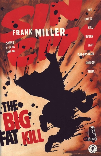 Sin City: The Big Fat Kill #5 VF 1995 Dark Horse Frank Miller Comic Book