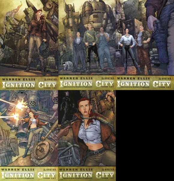 Ignition City SET #1-5 NM  Avatar Warren Ellis Comic Book