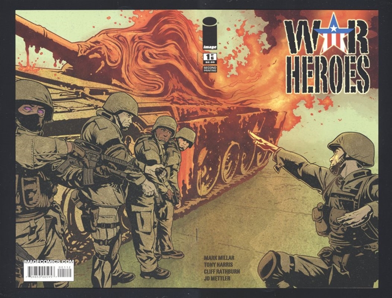 War Heroes (Image) 1 (2nd print) 2008 Image Mark Millar Comic Book