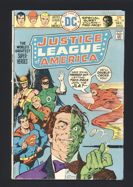 Justice League of America #125 G 1975 DC Comic Book