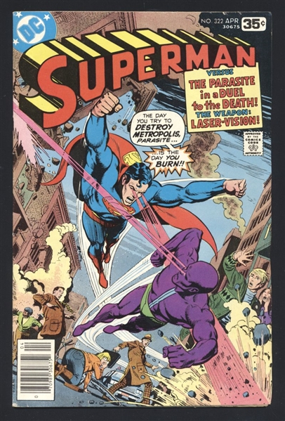 Superman #322 VG 1978 DC Comic Book