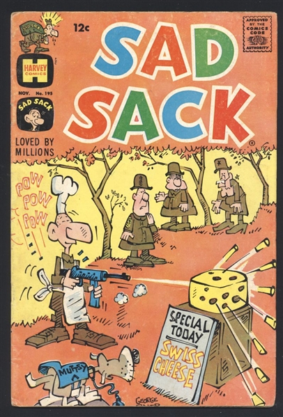 Sad Sack #195 VG 1967 Harvey Comic Book