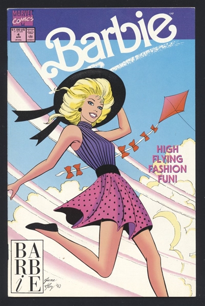 Barbie #4 VF/NM 1991 Marvel Comic Book