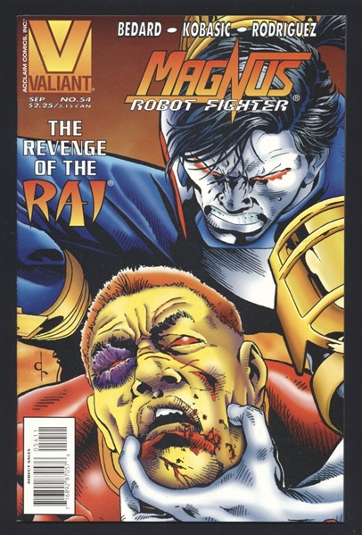 Magnus Robot Fighter (Valiant) #54 NM 1995 Valiant Rai Comic Book