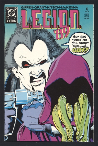 L.E.G.I.O.N. #4 VF 1989 DC Comic Book