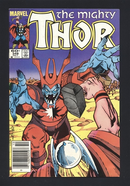 Thor #348 FN 1984 Marvel NEWSSTAND Comic Book